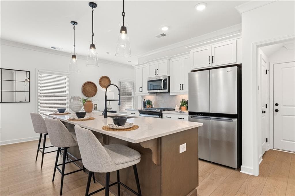 3 bedroom, 3 bathroom, 1,805 sq ft townhouse for sale at 694 Sunstone Lane, Lawrenceville, GA 30043