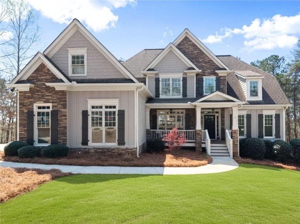 6 bedroom, 5 bathroom, 5,640 sq ft single family residence for sale at 267 Chestnut Oak Lane, Dawsonville, GA 30534 — photo 1 of 48