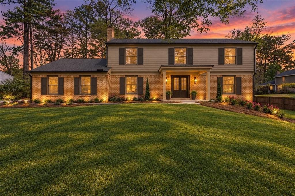 4 bedroom, 3 bathroom, 3,439 sq ft single family residence for sale at 3829 Fox Hills Drive, Marietta, GA 30067