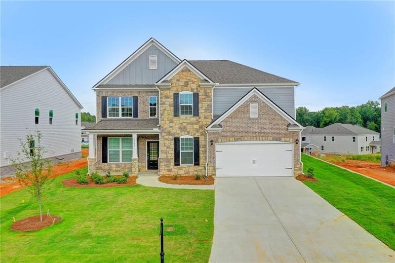 5 bedroom, 4 bathroom, 3,555 sq ft single family residence for sale at 5280 Blue Mountain Lane, Cumming, GA 30040 — photo 1 of 87