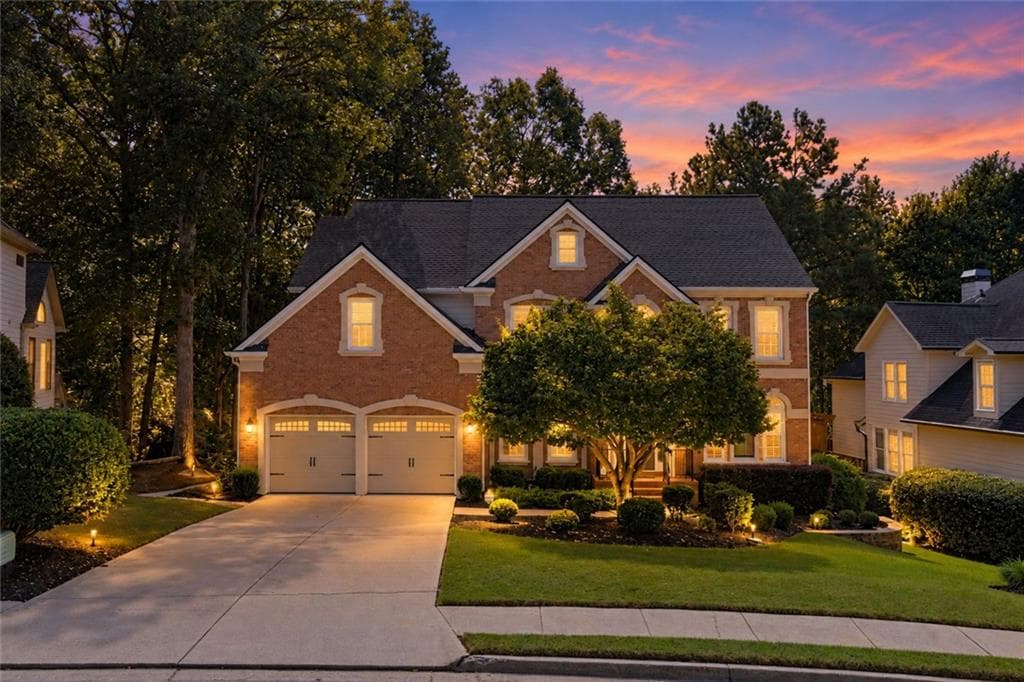 6 bedroom, 4 bathroom, 5,473 sq ft single family residence for sale at 1320 Tahoe Pines Circle, Alpharetta, GA 30005 — photo 1 of 75