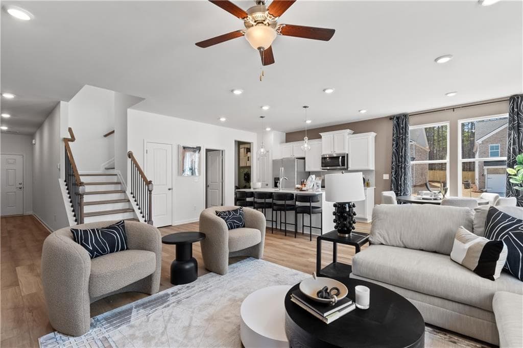 3 bedroom, 3 bathroom, 1,945 sq ft townhouse for sale at 256 Sanctuary Drive, Mcdonough, GA 30253