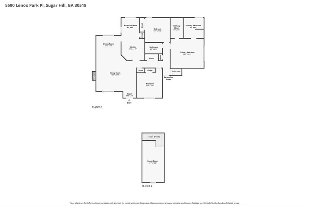 3 bedroom, 2 bathroom, 1,830 sq ft single family residence for sale at 5590 Lenox Park Place, Buford, GA 30518 — photo 4