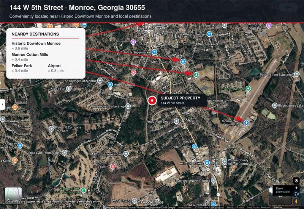 unimproved land for sale at 144 W 5th Street, Monroe, GA 30655 — photo 4
