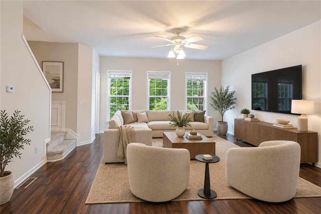 3 bedroom, 3 bathroom, 1,412 sq ft townhouse for rent at 3423 Lathenview Court, Alpharetta, GA 30004 for $2,395 a month — photo 2