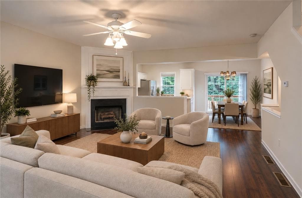 3 bedroom, 3 bathroom, 1,412 sq ft townhouse for rent at 3423 Lathenview Court, Alpharetta, GA 30004 for $2,395 a month — photo 3