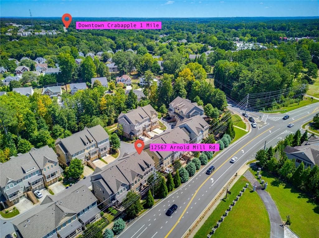 4 bedroom, 4 bathroom, 3,434 sq ft townhouse for sale at 12567 Arnold Mill Road, Milton, GA 30004 — photo 9