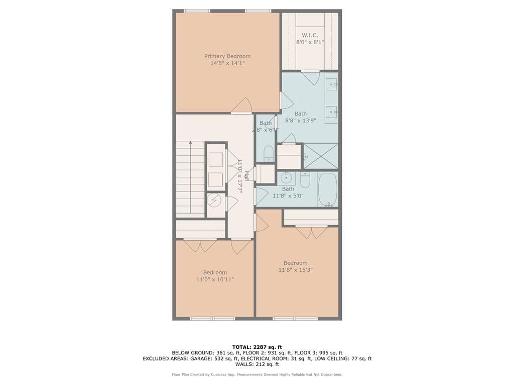 4 bedroom, 4 bathroom, 2,445 sq ft townhouse for sale at 3334 Swallowtail Terrace, Duluth, GA 30096 — photo 3