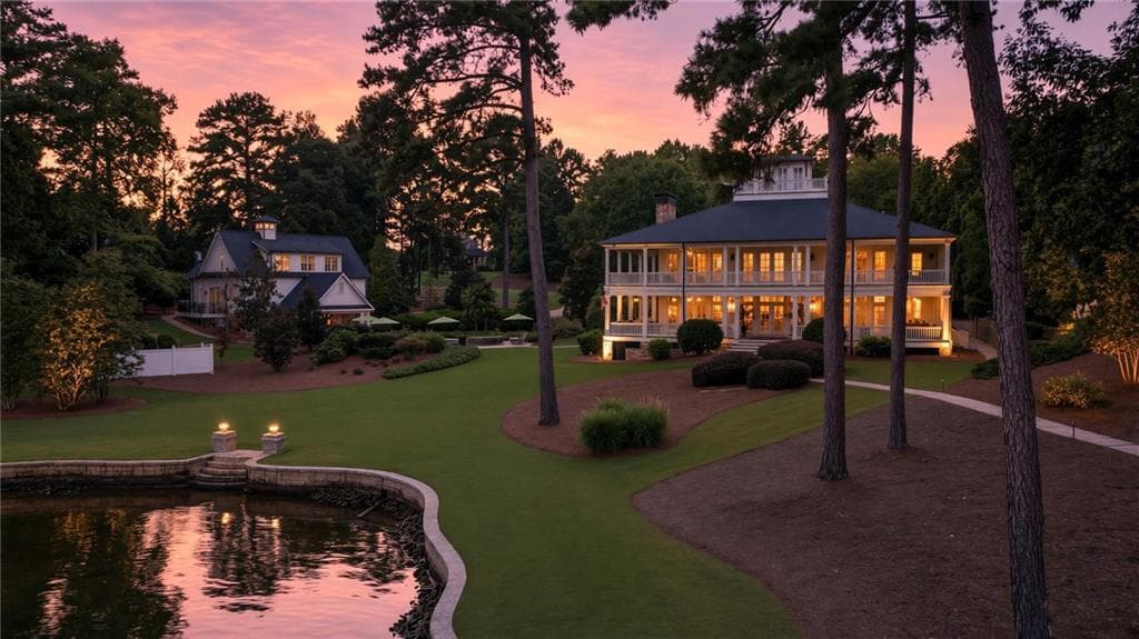 7 bedroom, 9 bathroom, 7,609 sq ft single family residence for sale at 1581 Lighthouse Circle, Greensboro, GA 30642