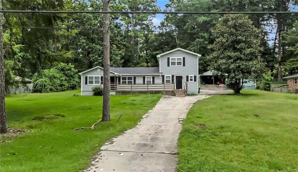 4 bedroom, 2 bathroom, 2,102 sq ft single family residence for sale at 3898 Panthersville Road, Ellenwood, GA 30294