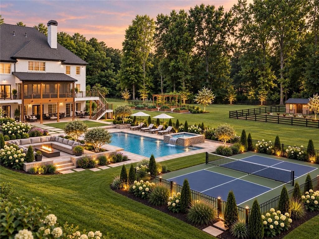 7 bedroom, 8 bathroom, 7,802 sq ft single family residence for sale at 14955 Thompson Road, Milton, GA 30004 — photo 2