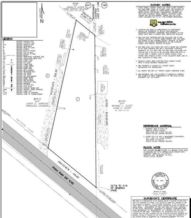 unimproved land for sale at 2407 Poole, Atlanta, GA 30311 — photo 1 of 1