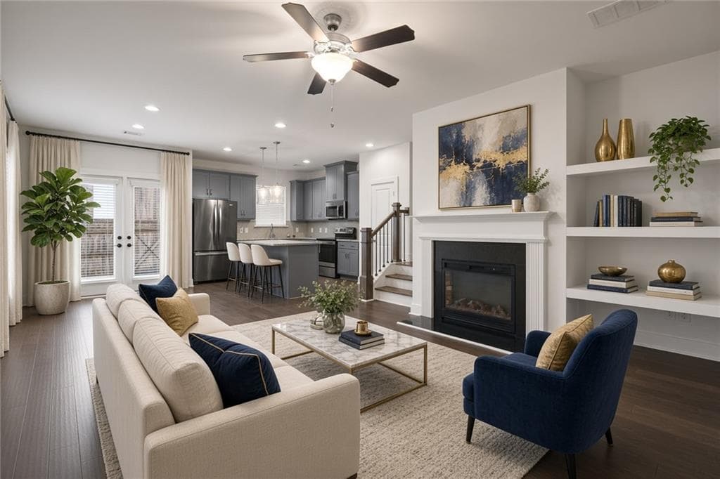 3 bedroom, 3 bathroom, 1,539 sq ft townhouse for rent at 1908 Plainsboro Drive, Lithonia, GA 30058 for $2,050 a month — photo 1 of 48