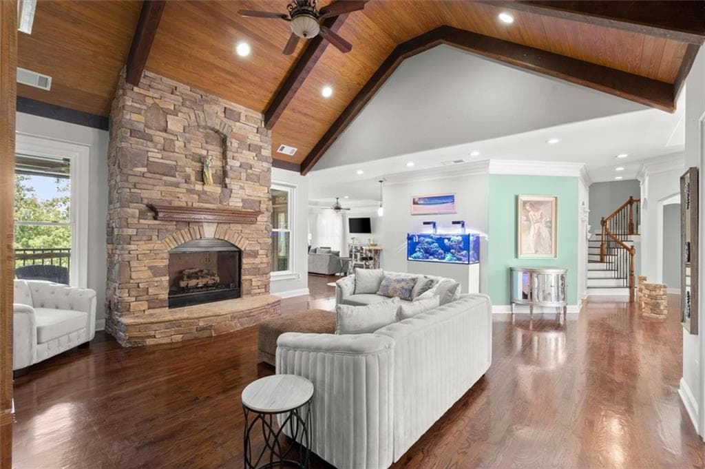 5 bedroom, 5 bathroom, 5,252 sq ft single family residence for sale at 101 Bree Lane, Canton, GA 30114 — photo 8