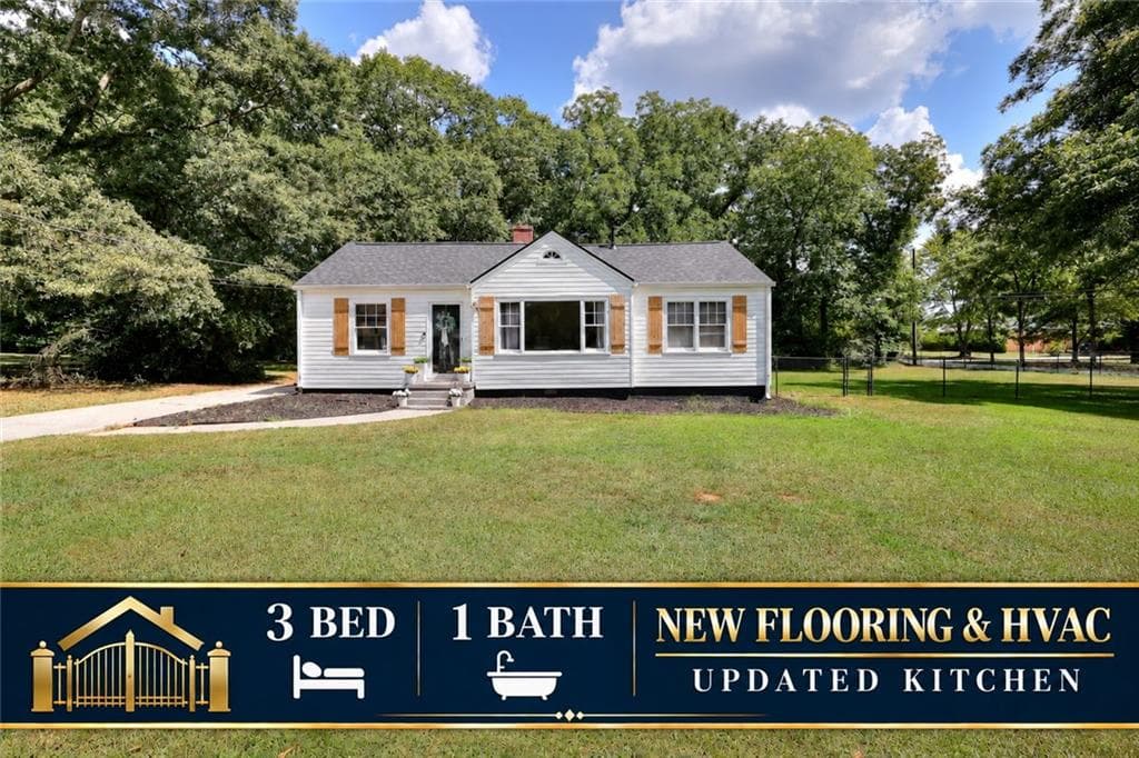 3 bedroom, 1 bathroom, 1,326 sq ft single family residence for sale at 186 S Forest Avenue, Social Circle, GA 30025