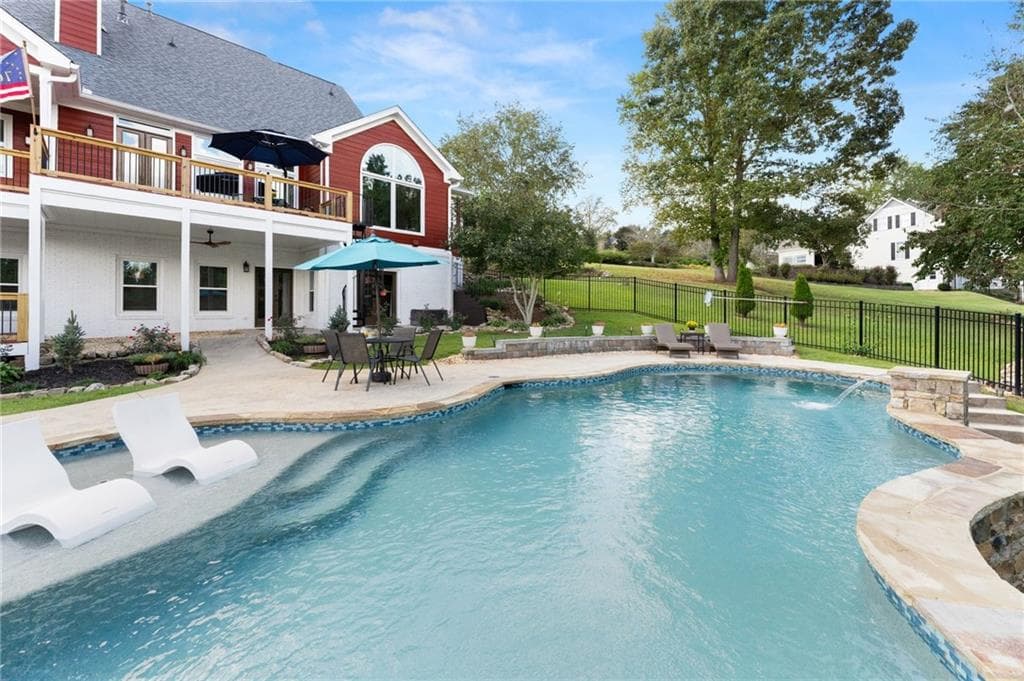 4 bedroom, 5 bathroom, 4,412 sq ft single family residence for sale at 8865 Saddle Trail, Ball Ground, GA 30107