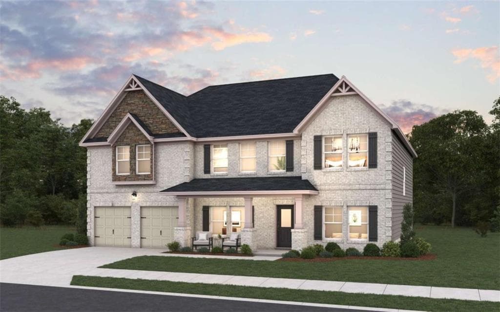 4 bedroom, 3 bathroom, 2,602 sq ft single family residence for sale at 64 Blue Rider Trail, Hoschton, GA 30548