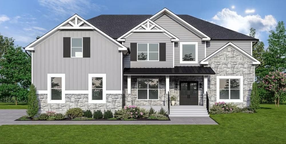 5 bedroom, 6 bathroom, 4,008 sq ft single family residence for sale at 134 Blue Rider Trail, Hoschton, GA 30548