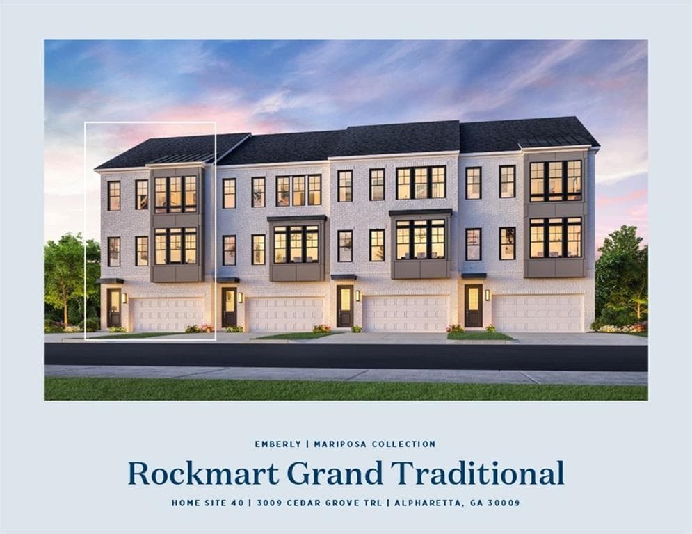 3 bedroom, 4 bathroom, 2,631 sq ft townhouse for sale at 3009 Cedar Grove Trail, Alpharetta, GA 30004