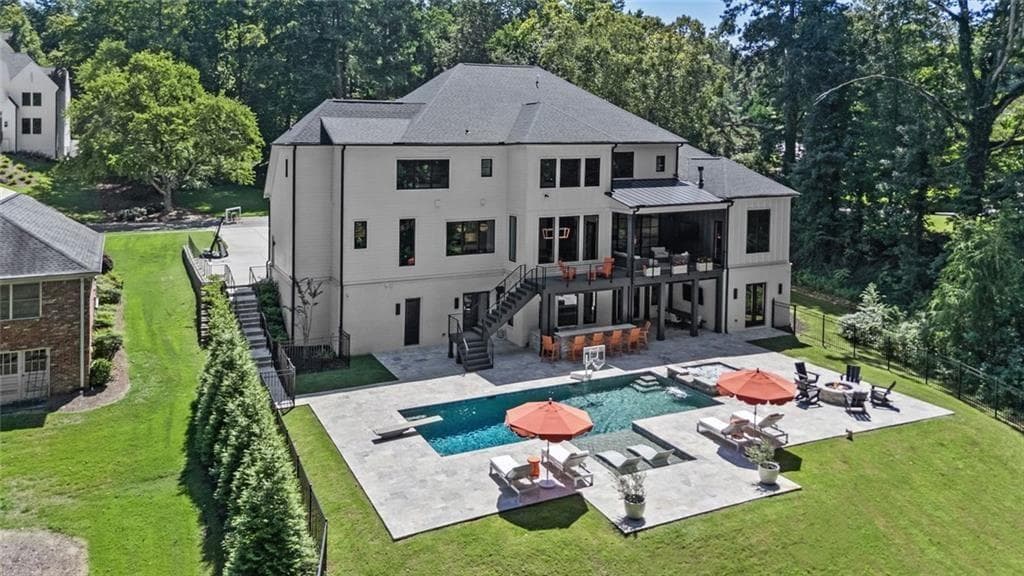 8 bedroom, 10 bathroom, 10,262 sq ft single family residence for sale at 575 Indian Hills Parkway, Marietta, GA 30068