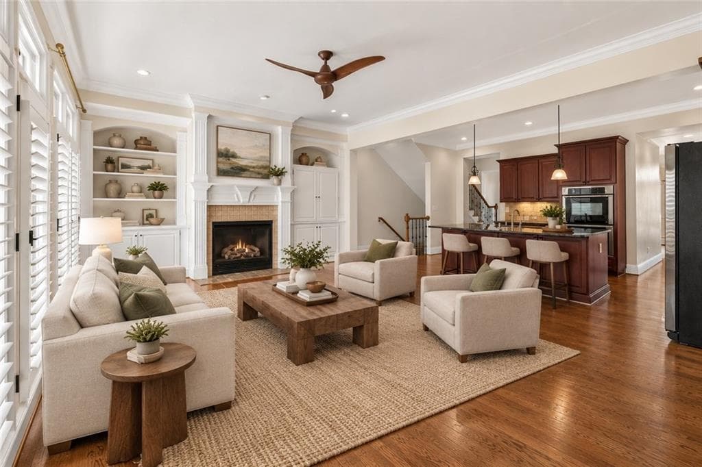 4 bedroom, 4 bathroom, 2,696 sq ft townhouse for sale at 1012 Merrivale Chase, Roswell, GA 30075 — photo 6