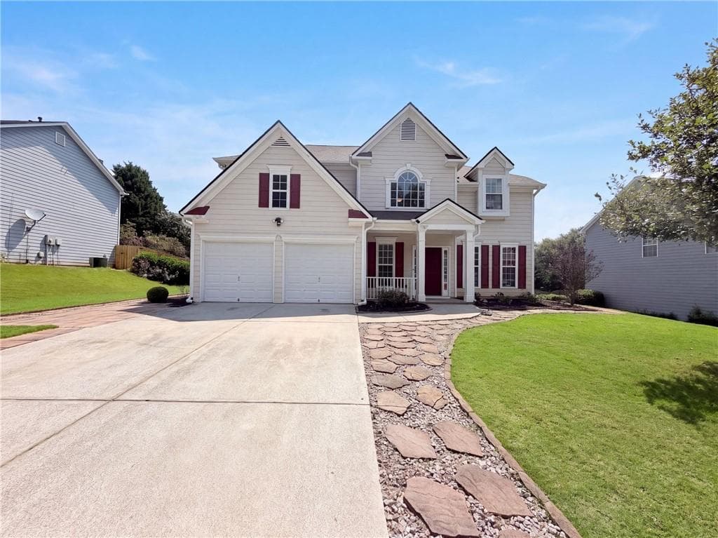 4 bedroom, 3 bathroom, 2,515 sq ft single family residence for sale at 1414 Belfaire Lake Trail, Dacula, GA 30019 — photo 1 of 19