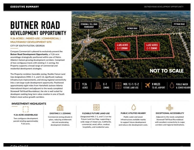 unimproved land for sale at 4523 Butner Road, Atlanta, GA 30349