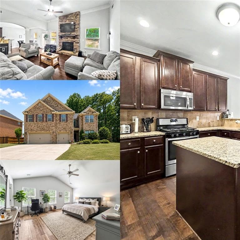 5 bedroom, 4 bathroom, 4,102 sq ft home for sale at 2015 Chapel Estates Lane, Dacula, GA