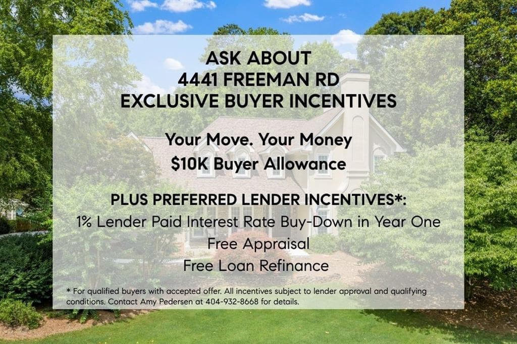 4 bedroom, 5 bathroom, 4,395 sq ft single family residence for sale at 4441 Freeman Road, Marietta, GA 30062