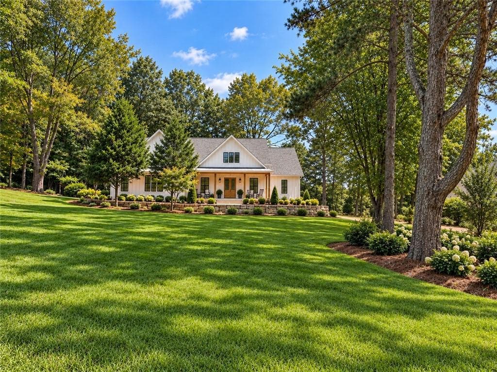 6 bedroom, 7 bathroom, 6,345 sq ft single family residence for sale at 2610 Lower Bethany Road, Ball Ground, GA 30107