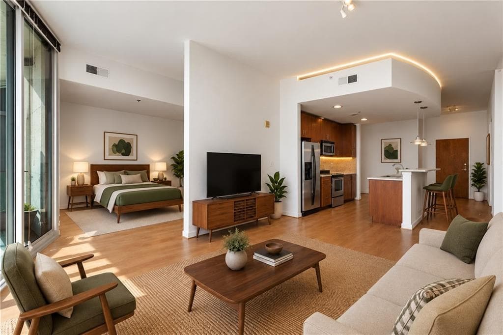 1 bedroom, 1 bathroom, 832 sq ft condominium for rent at 361 17th Street 1613, Atlanta, GA 30363 for $1,999 a month — photo 2