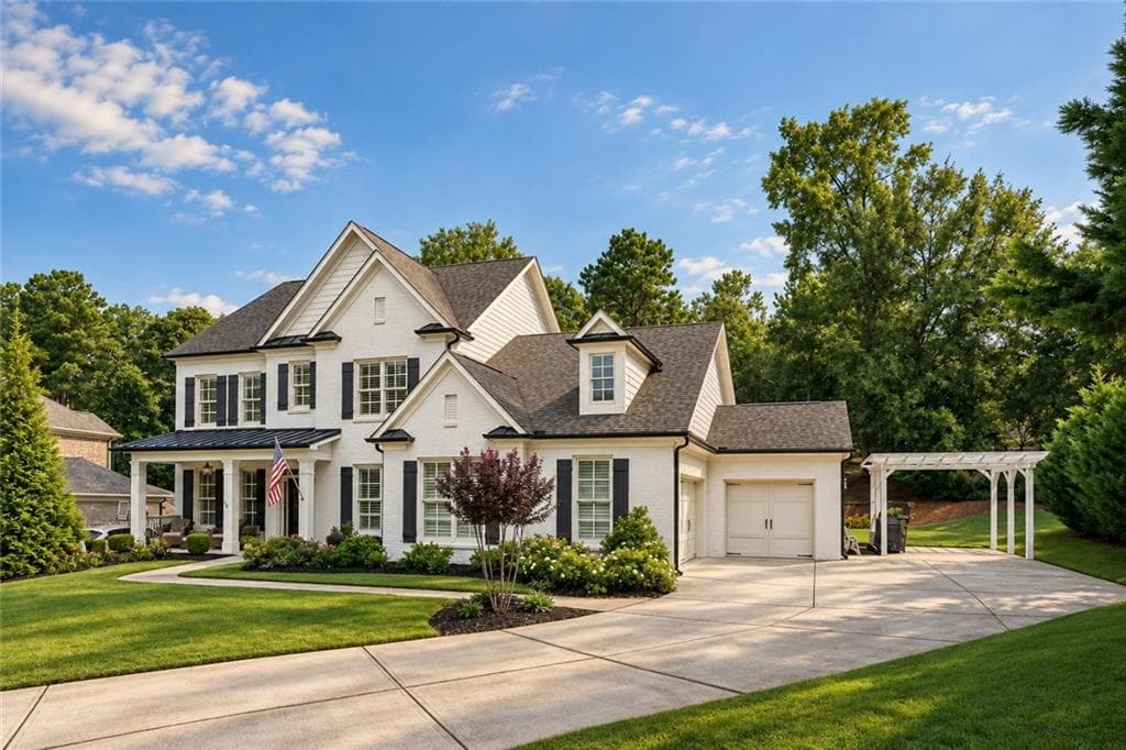 4 bedroom, 4 bathroom, 3,696 sq ft single family residence for sale at 2442 Sunflower Drive, Hoschton, GA 30548 — photo 1 of 41