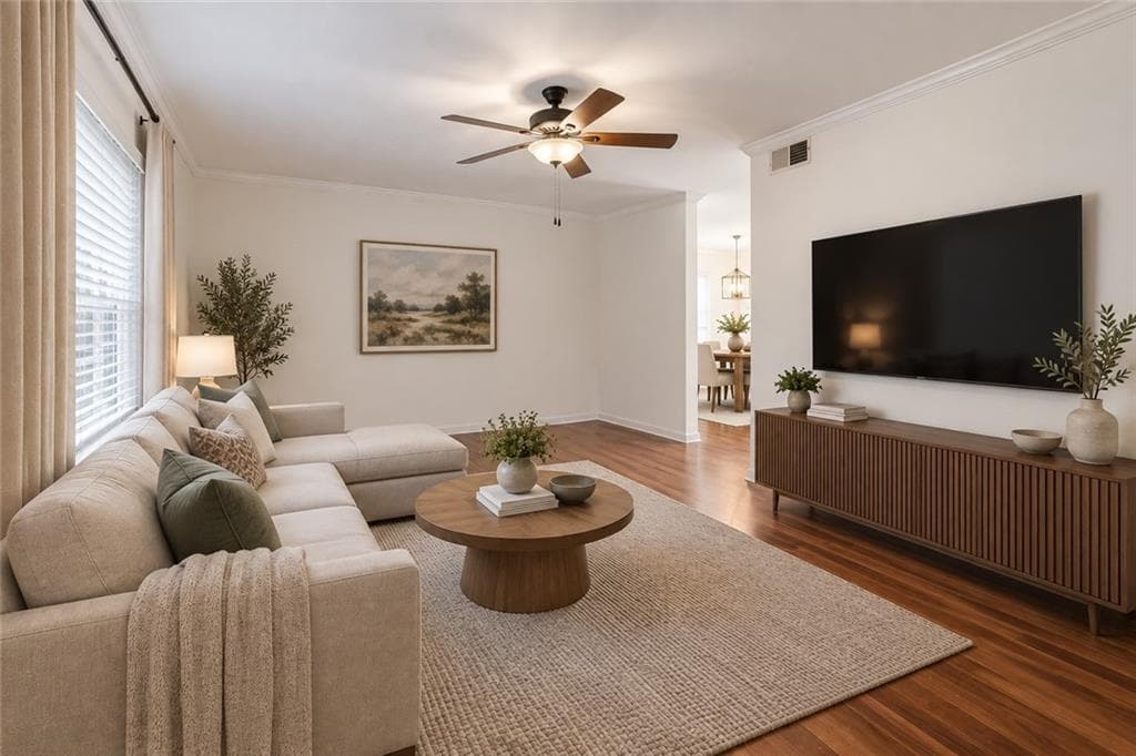 3 bedroom, 3 bathroom, 1,600 sq ft condominium for sale at 1402 Brighton, Sandy Springs, GA 30328 — photo 2