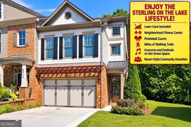 3 bedroom, 4 bathroom, 2,450 sq ft townhouse under contract at 6915 Fellowship Lane, Flowery Branch, GA 30542 — photo 2