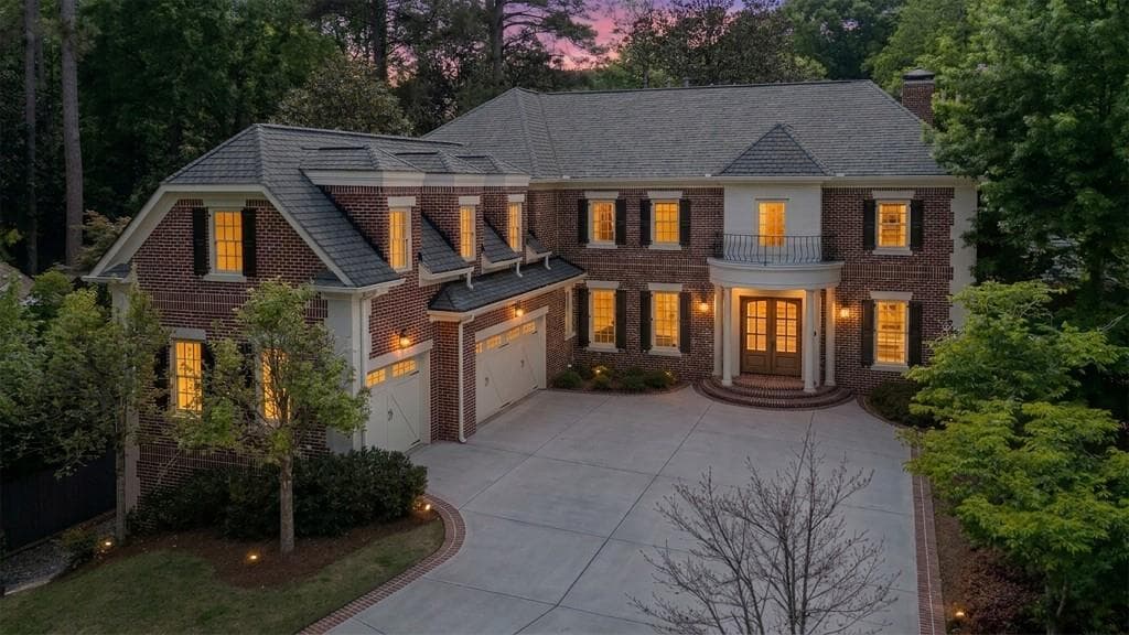 7 bedroom, 9 bathroom, 9,447 sq ft single family residence for sale at 3282 Pinestream Road, Atlanta, GA 30327 — photo 1 of 54
