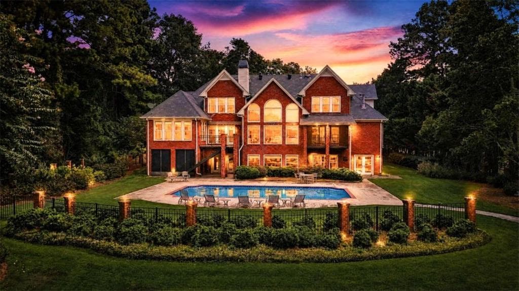 6 bedroom, 8 bathroom, 9,128 sq ft single family residence for sale at 3117 Lake Park Drive, Jonesboro, GA 30236