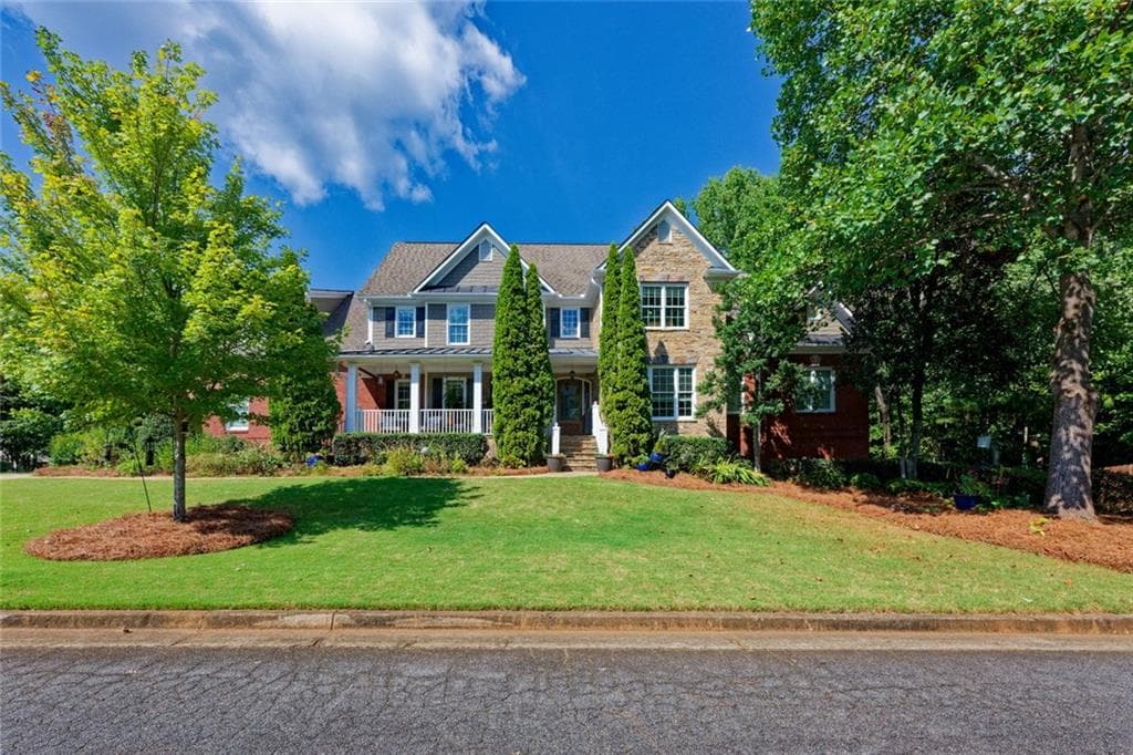 7 bedroom, 6 bathroom, 6,438 sq ft single family residence for sale at 2721 Rustling Pines Court, Marietta, GA 30062