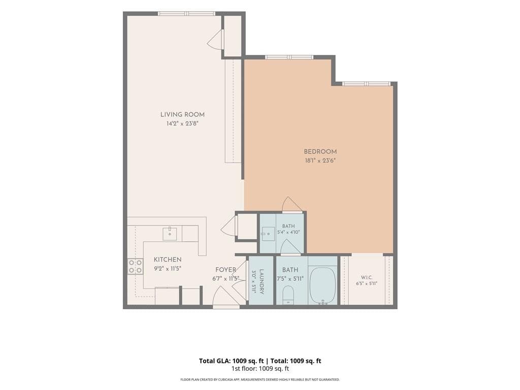 1 bedroom, 1 bathroom, 1,094 sq ft condominium for sale at 800 Peachtree Street 1110, Atlanta, GA 30308 — photo 4