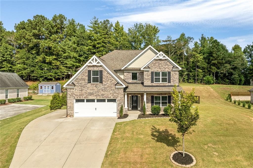 4 bedroom, 4 bathroom, 25 sq ft single family residence for sale at 218 Ivey Drive, Bethlehem, GA 30620