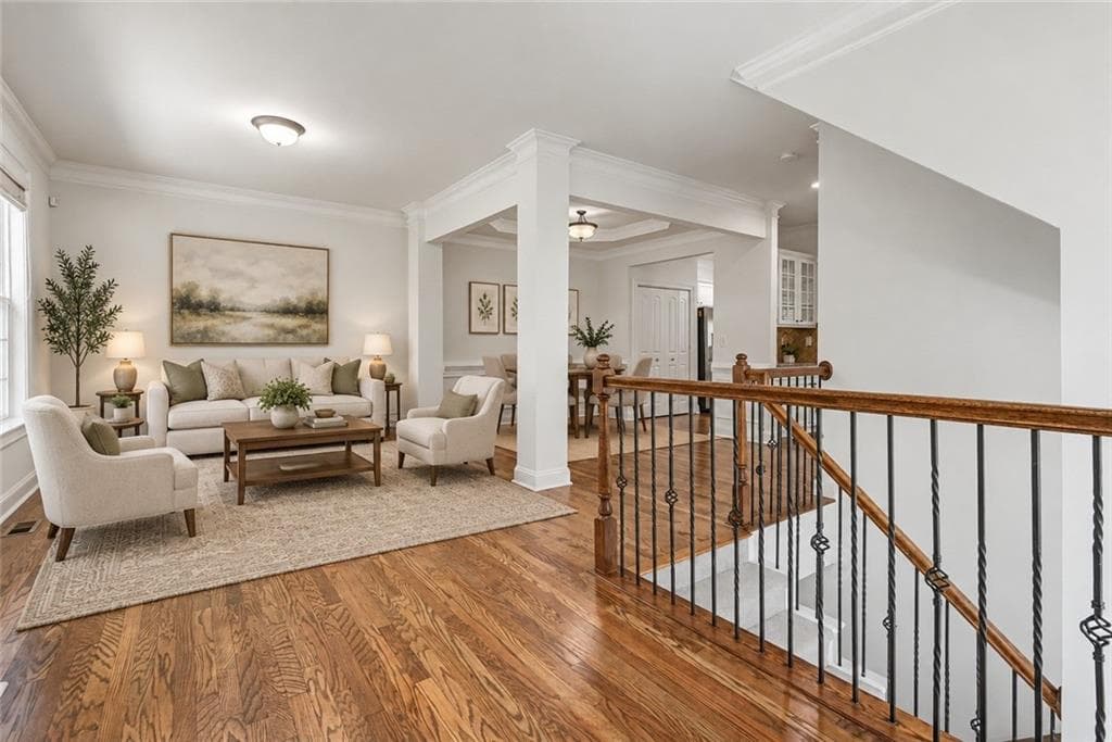4 bedroom, 4 bathroom, 2,482 sq ft townhouse for sale at 3216 Buck Way, Alpharetta, GA 30004 — photo 3