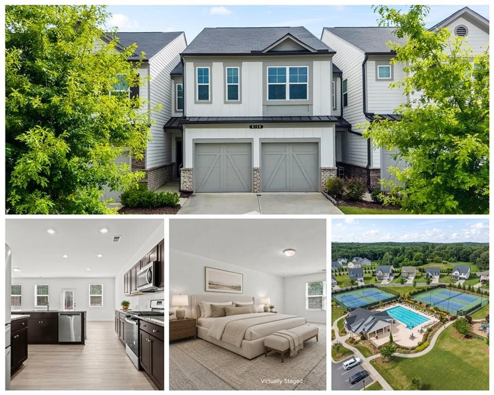 3 bedroom, 3 bathroom, 1,992 sq ft townhouse for sale at 5760 Flint Lane, Cumming, GA 30028 — photo 1 of 27