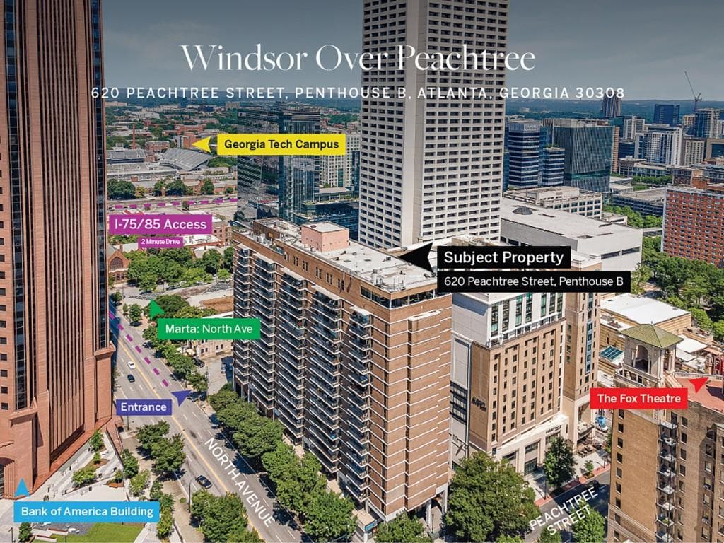 1 bedroom, 1 bathroom, 1,092 sq ft condominium for sale at 620 Peachtree Street PH-B, Atlanta, GA 30308 — photo 5