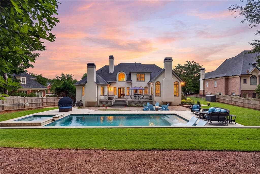 5 bedroom, 6 bathroom, 6,748 sq ft single family residence for sale at 4164 Nobleman Point, Peachtree Corners, GA 30097 — photo 2