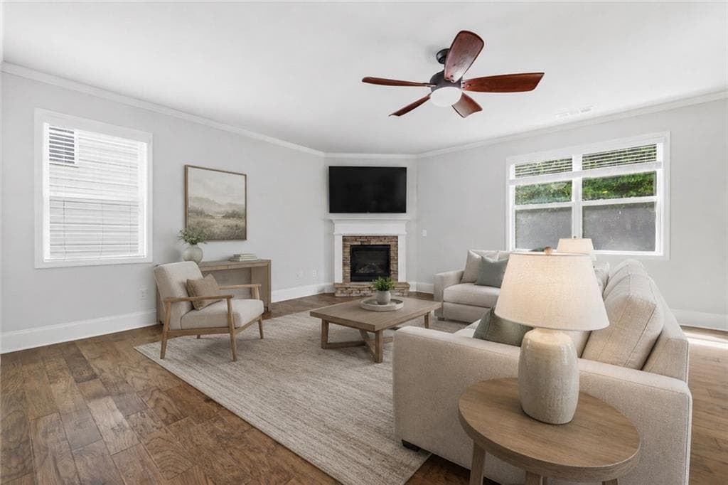 5 bedroom, 4 bathroom, 3,065 sq ft single family residence for sale at 4217 Rovello Way, Buford, GA 30519 — photo 3