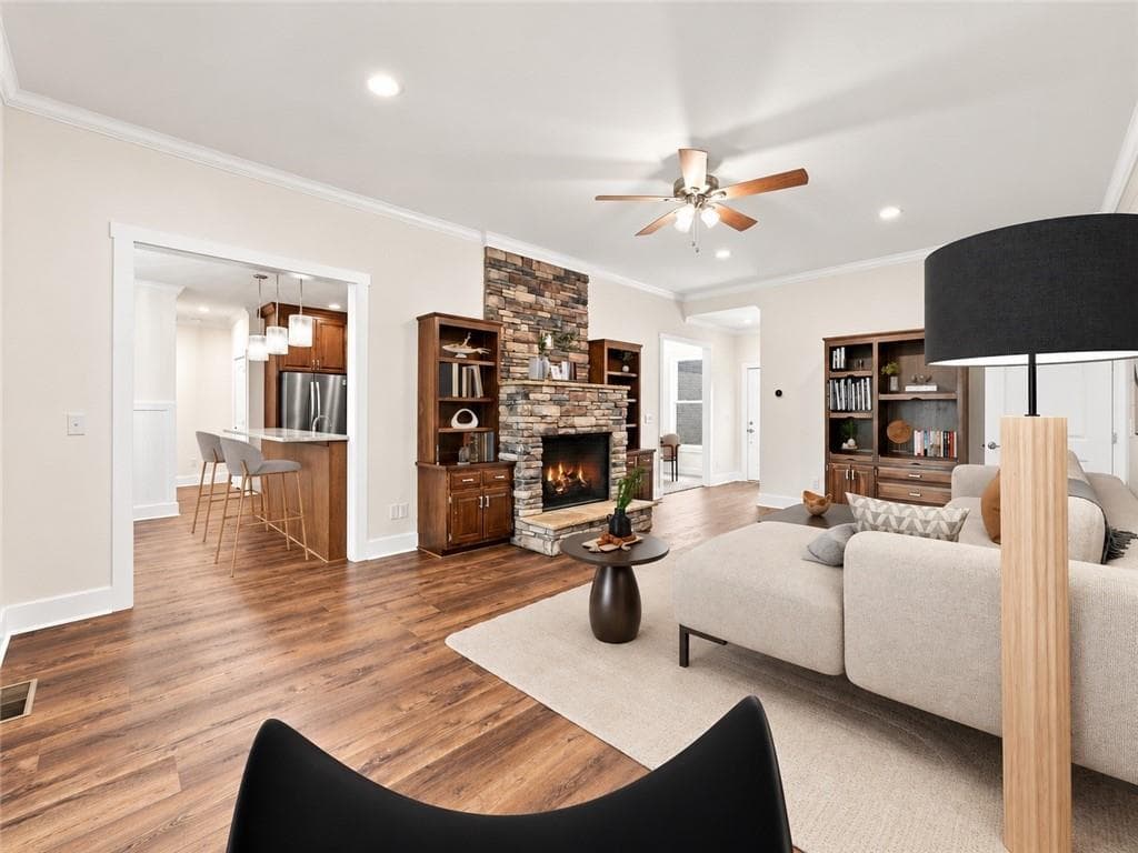 4 bedroom, 3 bathroom, 6,018 sq ft single family residence for sale at 569 Byrd Mountain Lane, Canton, GA 30114 — photo 4