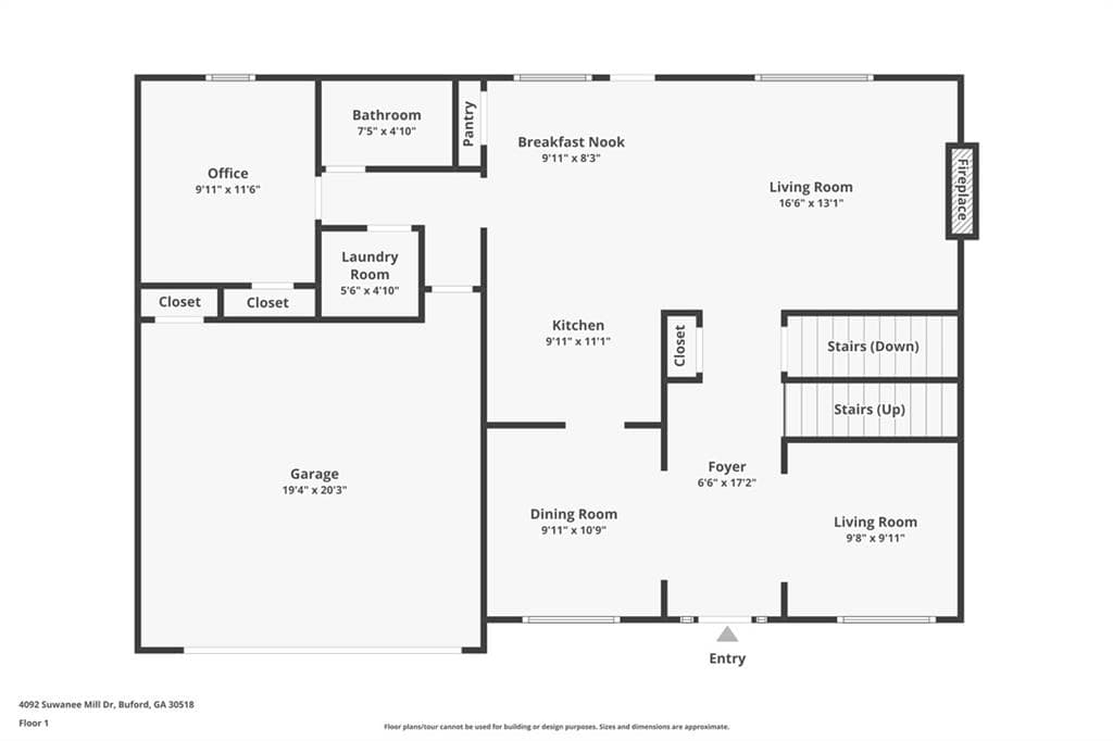 5 bedroom, 4 bathroom, 3,356 sq ft single family residence for sale at 4092 Suwanee Mill Drive, Buford, GA 30518 — photo 4