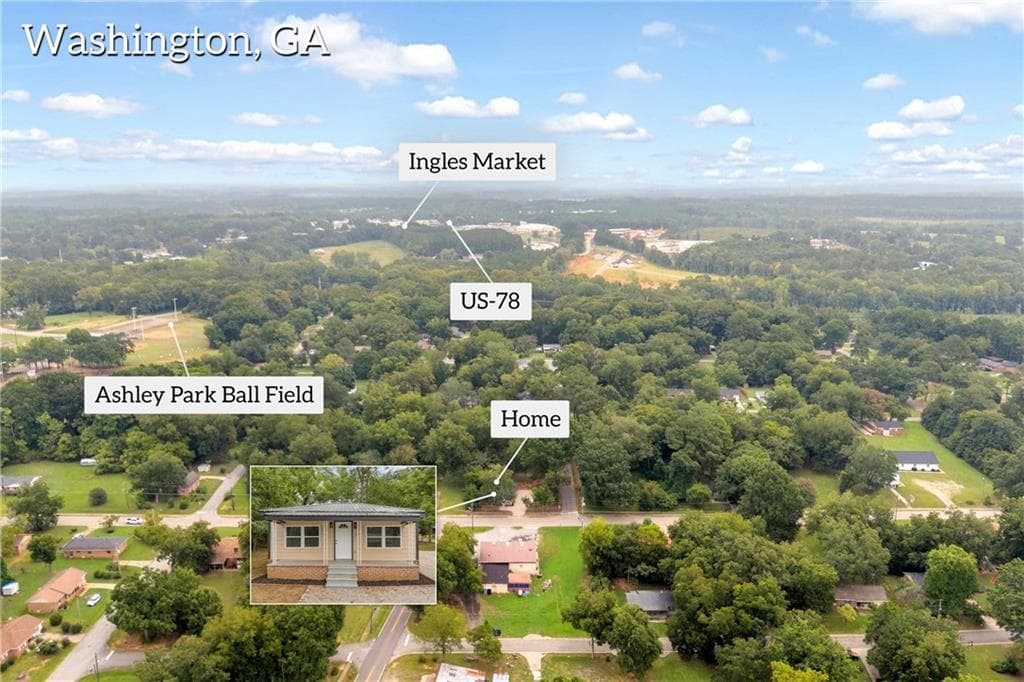 3 bedroom, 2 bathroom, 1,164 sq ft single family residence for sale at 401 Baltimore Road, Washington, GA 30673 — photo 2