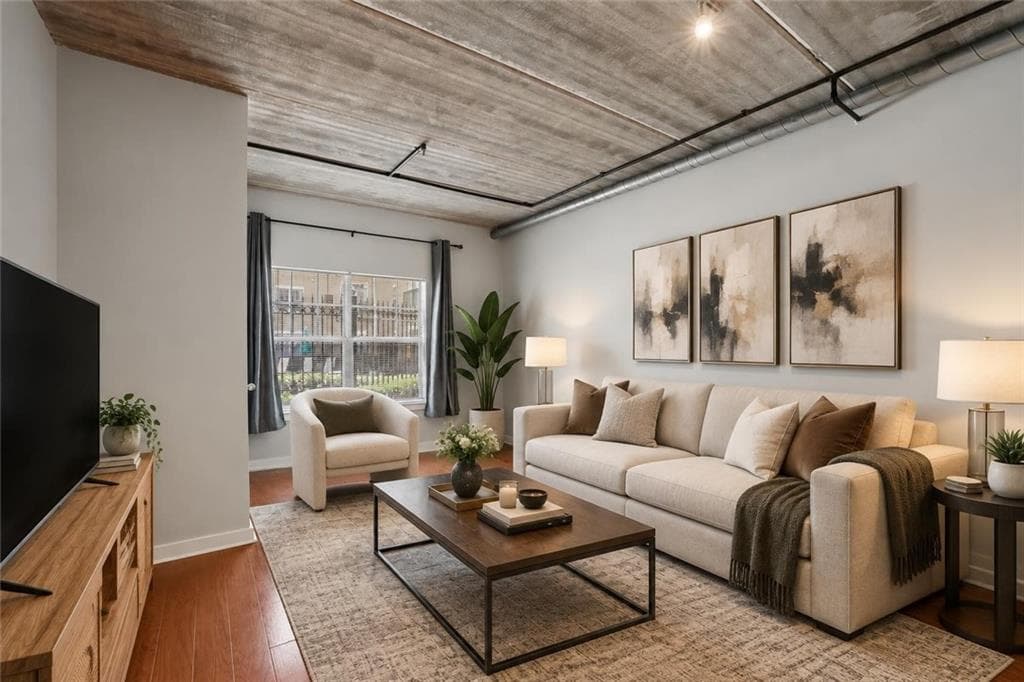 1 bedroom, 1 bathroom, 775 sq ft condominium for sale at 800 Peachtree Street 1105, Atlanta, GA 30308