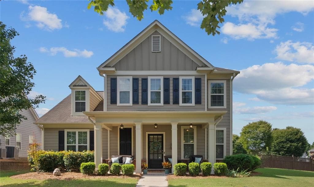 4 bedroom, 3 bathroom, 2,467 sq ft single family residence under contract at 134 Harmony Lake Drive, Canton, GA 30115