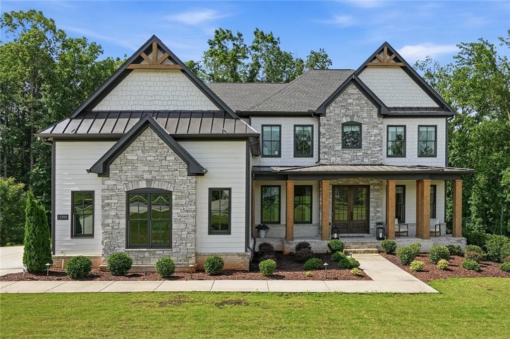 6 bedroom, 5 bathroom, 5,067 sq ft single family residence for sale at 13390 Bishops Court, Roswell, GA 30075